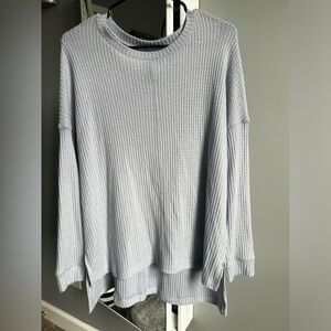 American Eagle Jegging waffle long sleeve top